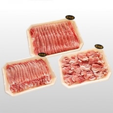 庄内豚いつものご飯に使えるセット3種類(計4kg)