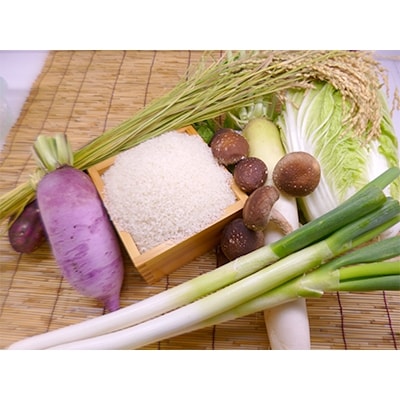 『つやま産直発!ときめきパック』　季節の野菜と加工品のセット