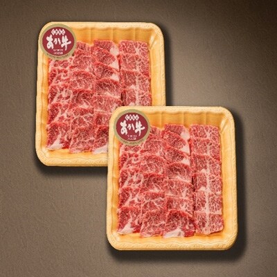 熊本県産 あか牛(褐毛和牛)カルビ焼肉用600g