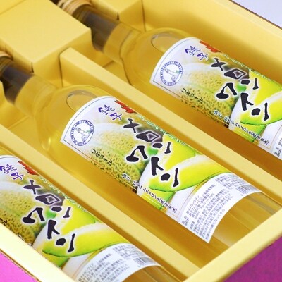 銚子メロンワイン(500ml×3本)ギフト箱入
