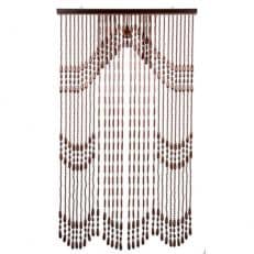 伝統の珠のれん富士柄「開閉式」FO-3 85×150cm(ブラウン)