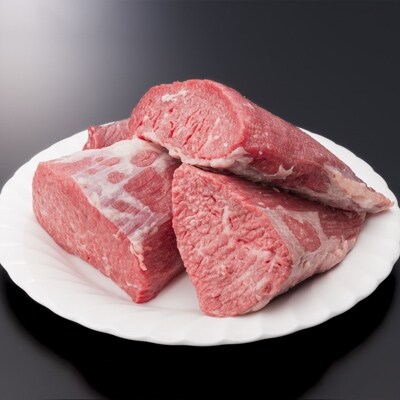 お肉屋さん厳選 A5ランク山形牛ブロック(モモ肉) 1.3kg前後
