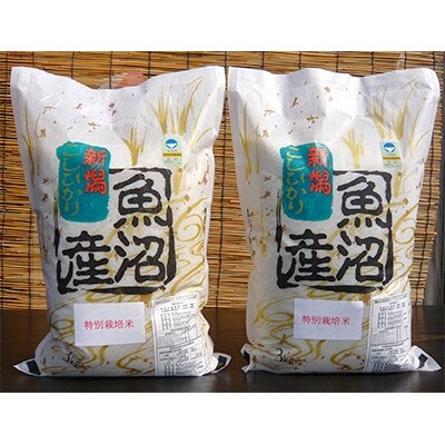 「2020年5月中旬発送」がんこおやじが作った南魚沼産コシヒカリ　白米6kg(3kg×2袋)