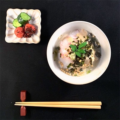 愛媛県産真鯛使用!特製胡麻だれ鯛茶漬け(4人前)【C14-20】