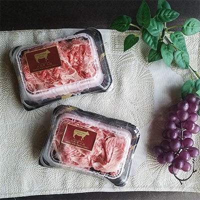 大田原牛　【極上】牛こま切り落とし肉　(約200g×2パック)