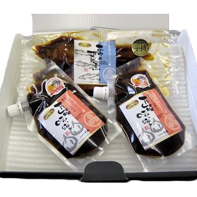 日本料理の味シリーズ詰合せ【万能みそ180g×2袋&鮎の甘露煮2匹】