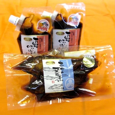 日本料理の味シリーズ詰合せ【万能みそ180g×2袋&鮎の甘露煮2匹】