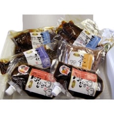 日本料理の味シリーズ詰合せ[万能みそ180g×2袋&甘露煮2匹×2袋&鯖の煮付1枚&煮豆150g]