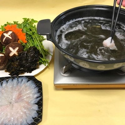 天然能登ふぐしゃぶしゃぶセット