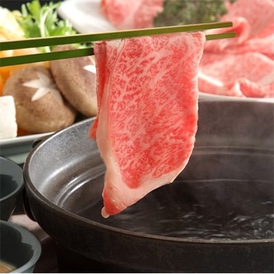 大田原牛　【極上霜降り部位】すきしゃぶ用スライス肉　(約500g)