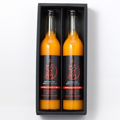 観音山みかんジュース「とろコク搾り」500ml×2本