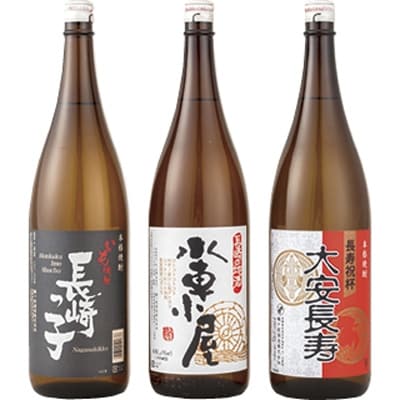 芋・麦・米焼酎20度一升瓶3本飲みくらべセット