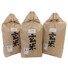 滋賀県産 JAS有機オーガニック コシヒカリ 玄米10kg×3袋 令和4年産