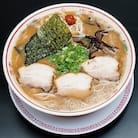 【宮崎ラーメンマン】こってりトンコツと激辛タカナセット
