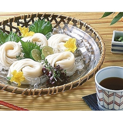 【川上製麺】島原手延べそうめん2種詰合×20箱(宮内庁献上品・九州産小麦粉使用)
