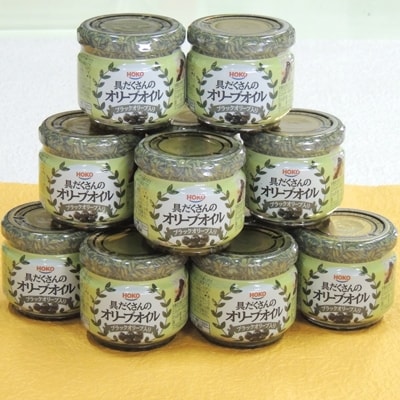 おいしい!具だくさんのオリーブオイル 瓶詰12個セットの詳細はこちら