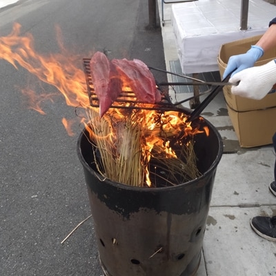 【高知県産】本カツオわら焼きたたきセット(400～600g×2節)