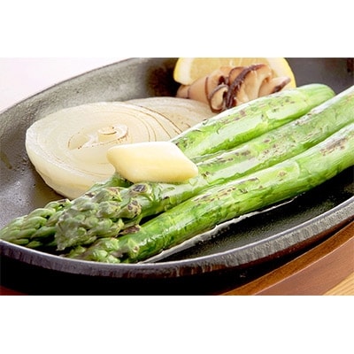 (先行予約)北海道森町産 グリーンアスパラL～2Lサイズ　700g