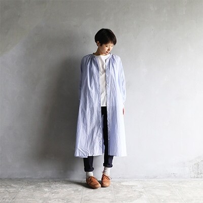 Huis遠州織物コードレーンロングワンピースthbl お礼品詳細 ふるさと納税なら さとふる