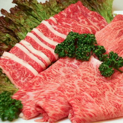 宮崎牛すきやき3点セット(600g)