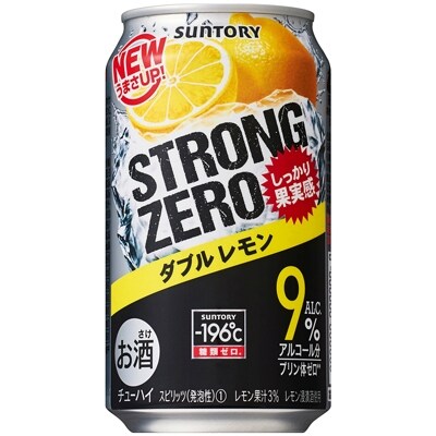 サントリー ストロングゼロ ダブルレモン 350ml × 1ケース (24本)