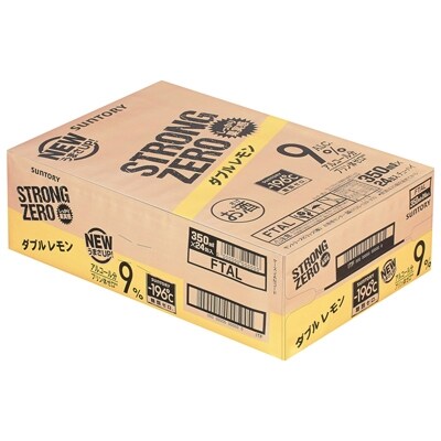 サントリー ストロングゼロ ダブルレモン 350ml × 1ケース (24本)