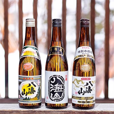 「2020年2月下旬発送」越後の名酒「八海山」 3種詰合せ720ml(普通酒、特別本醸造、吟醸酒)