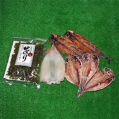 山鶴魚問屋ひものDセット(3種類・地のり)
