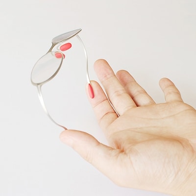 リーディンググラス【老眼鏡】　「Linio」　度数 +3.0 レッド
