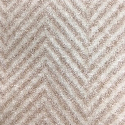 日本製ウール毛布　シングルサイズ(ヘリンボン・ベージュ系)
