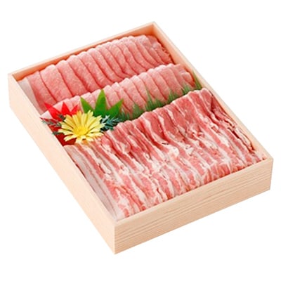 ヤマトポークしゃぶしゃぶ用800g(ロース、バラ　各400g)