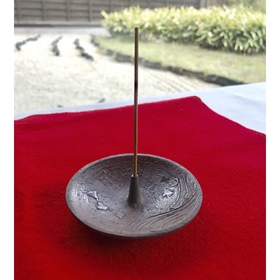 芦屋鋳物「青銅製香立　千鳥」