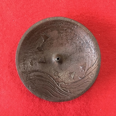 芦屋鋳物「青銅製香立　千鳥」