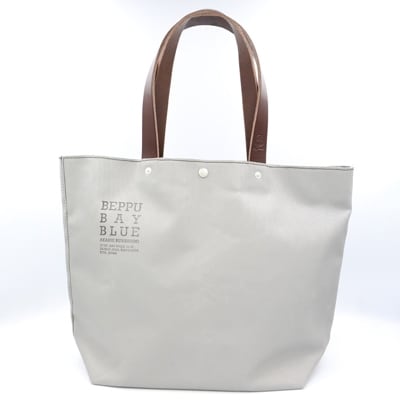別府への思い詰まったBEPPU BAY BLUE　トートバック(大/グレー)
