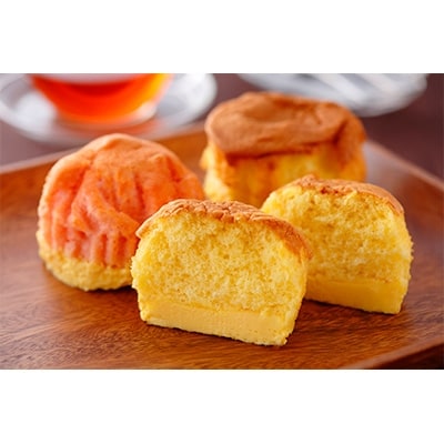 サンタクリーム　北海道産牛乳にこだわった　【スフレ&カステラ】セット