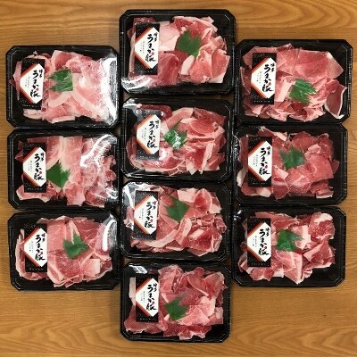 博多うまか豚 ウデモモこまぎれ メガ盛りS(200g×10パック)