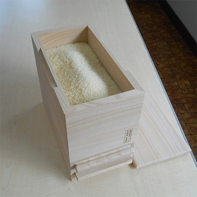 桐製米びつ一合計量タイプ10kgサイズ