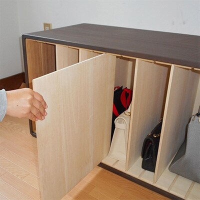 総桐製バッグ入れ