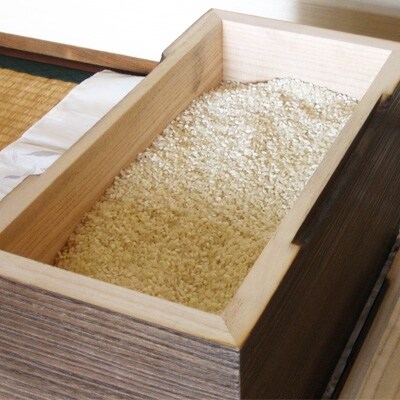 桐製米びつ10kgサイズ　焼桐