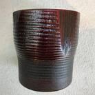 国産ケヤキの木　ハツリアートカップ　乾漆