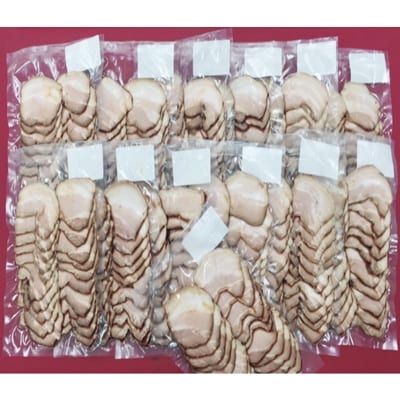 お肉屋さんの手作りバラ焼豚　　2.6kg【約20枚(200g)x13袋】