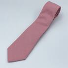 クラバットユキジ製　ソフト・デニムタイ(ローズピンク)