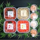 やみつき!いか・つぶづくしセット(いかジャン辛・いか明太・つぶ塩辛・つぶ明太・焼きたらこ)