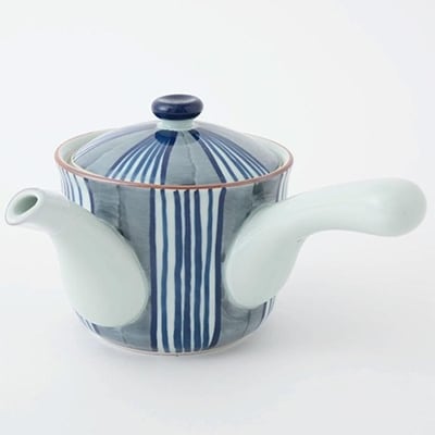 【波佐見焼】濃み十草 ティータイムセット(急須1個、煎茶碗2個) PA93
