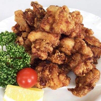 お肉屋さんの『からあげ』4kg　特製スパイス付き(カレー・バーベキュー・チリガーリック・チーズ胡椒)