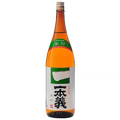 福井の鍋の定番酒 緑の一本義 金印 (1800ml×1本)