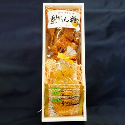 梨のお菓子セット 梨かりんとう 小 100g 1個 梨んぼう3個 梨サブレ3枚 お礼品詳細 ふるさと納税なら さとふる 梨のお菓子セット 梨かりんとう 小 100g 1個 梨んぼう3個 梨サブレ3枚 お礼品詳細 ふるさと納税なら さとふる
