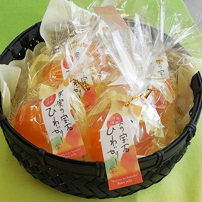 果実の宝石　びわ入りゼリー　(90g×6個)