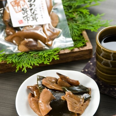 滋賀県竜王町産ヘルシーきのこ「足太あわび茸」約600gと「佃煮」2袋セット