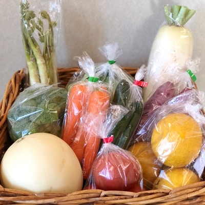 大師の里のとれたて旬の野菜と果物の詰め合わせ
